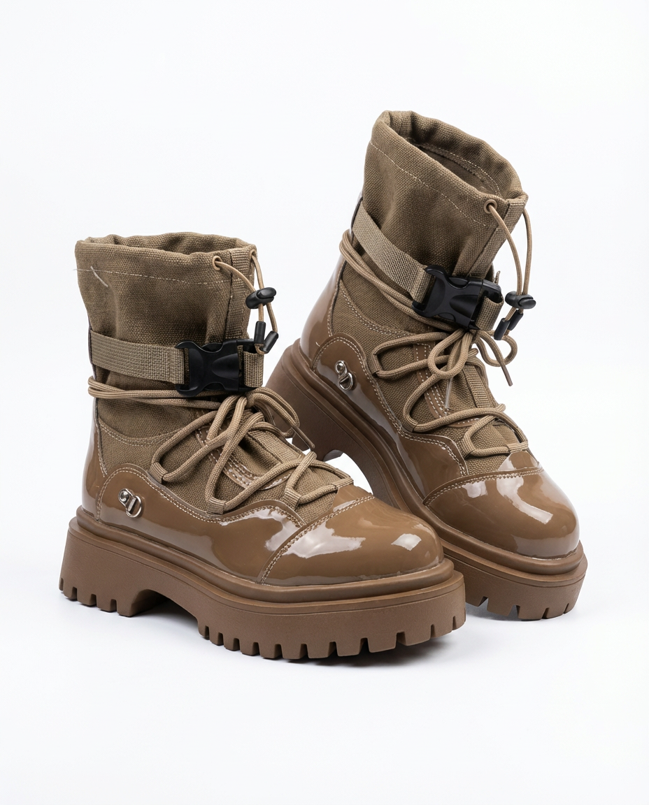 Trail Blazer Chunky Hiker Boots – Mocha
