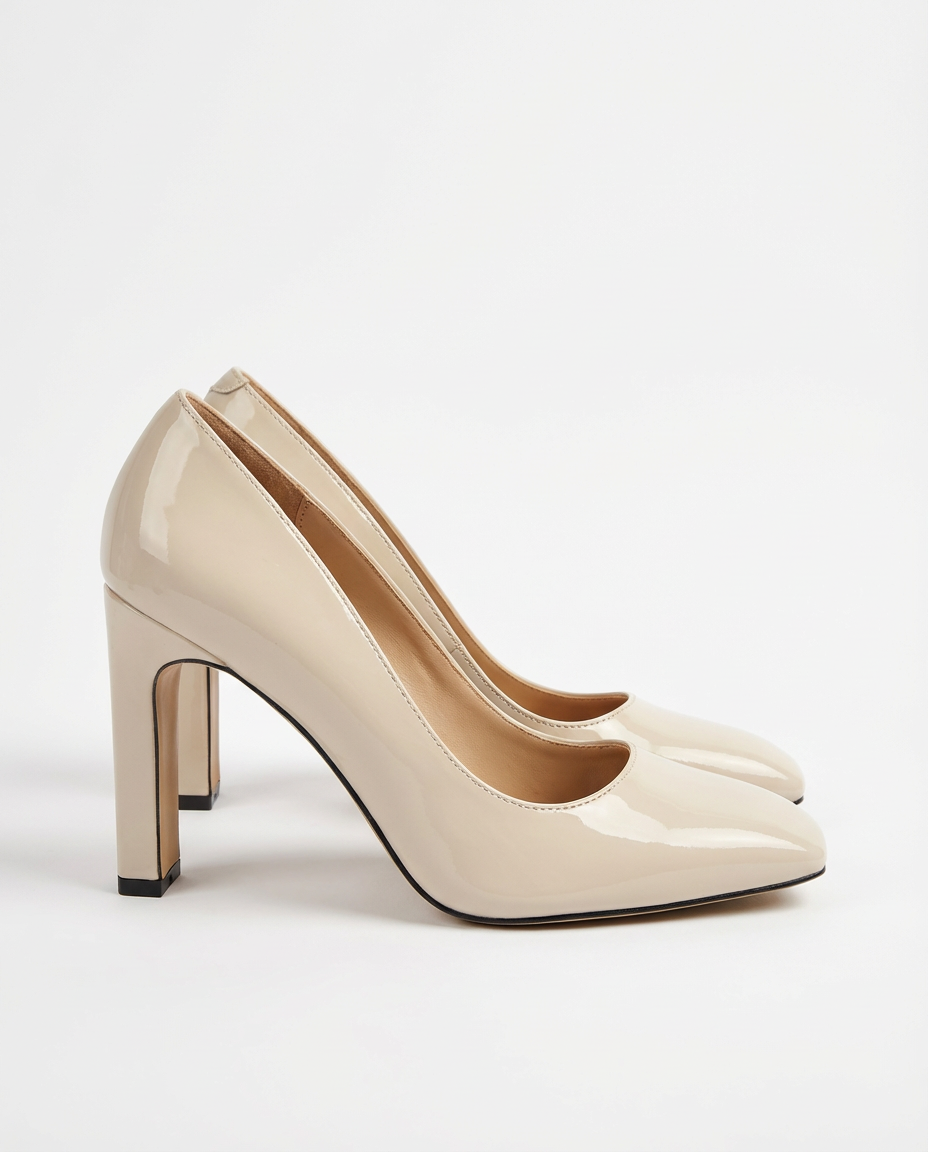 Forever Staple Pumps – Nude