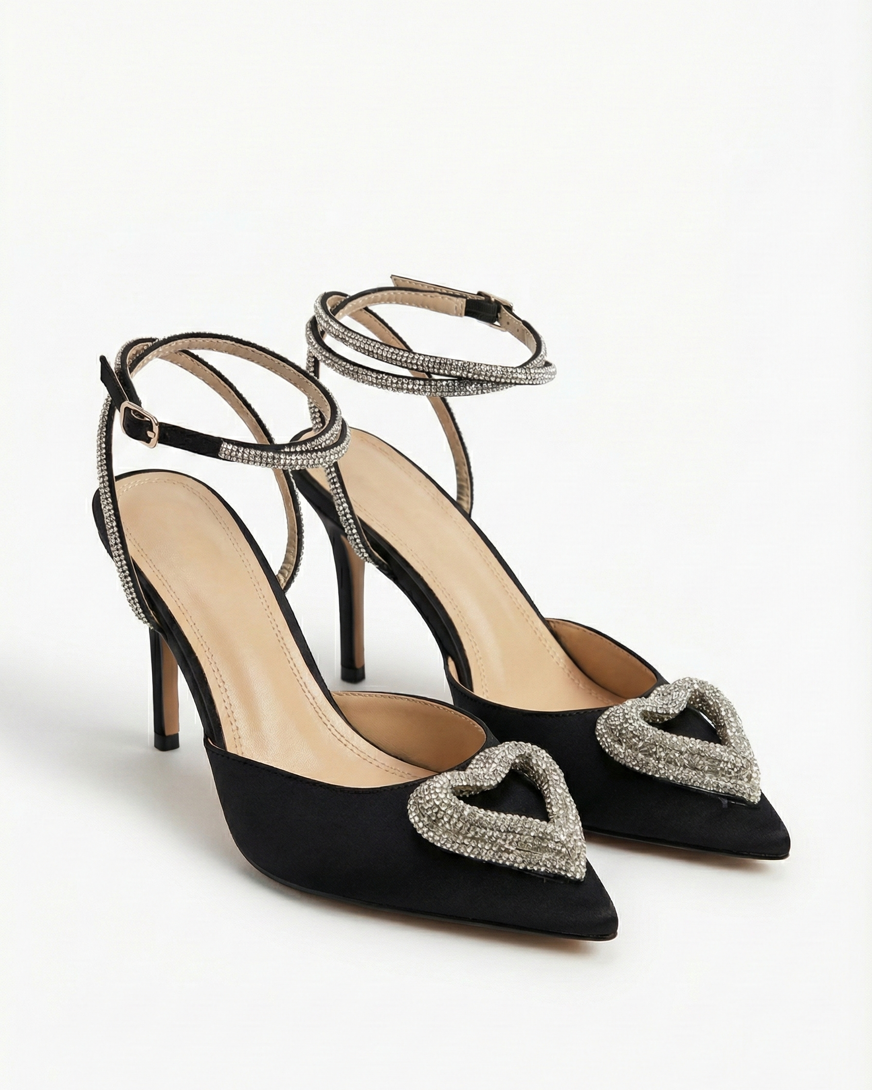 Heartbreaker Stiletto Heels – Black