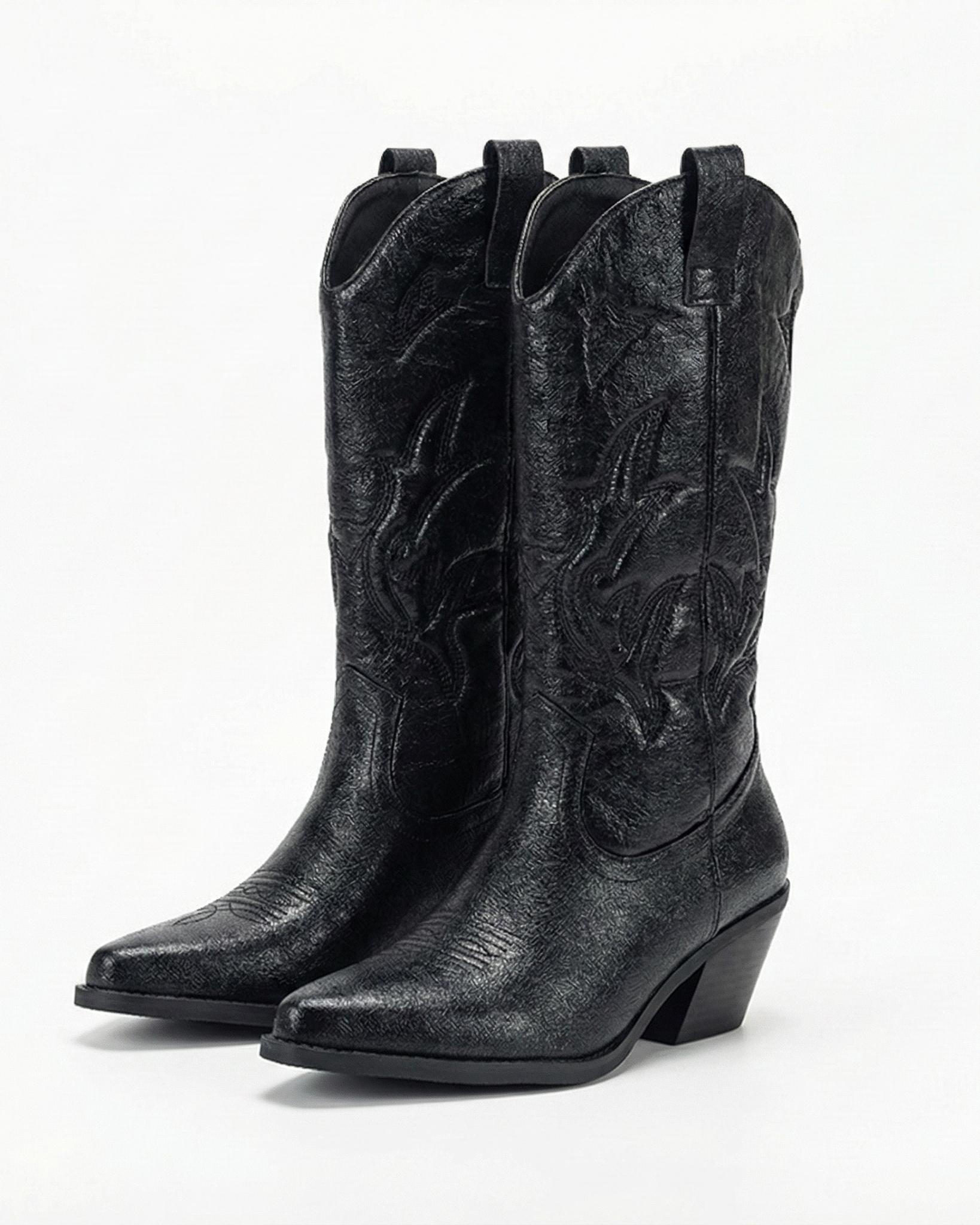 Black Rodeo Cowboy Boots