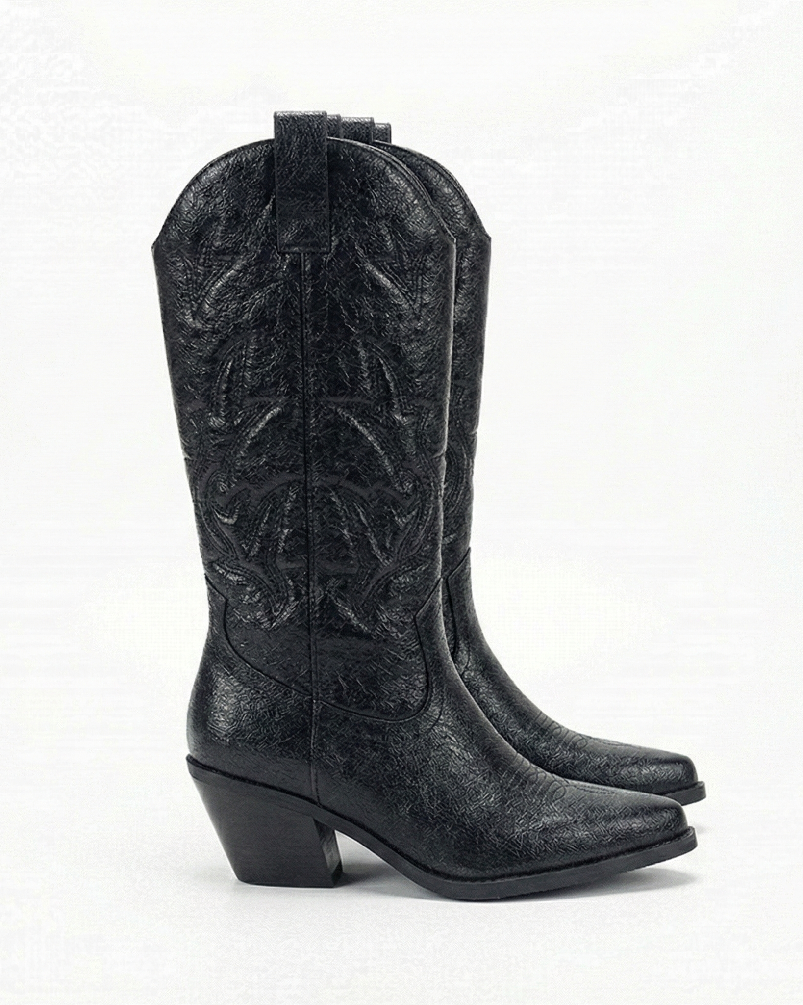Black Rodeo Cowboy Boots