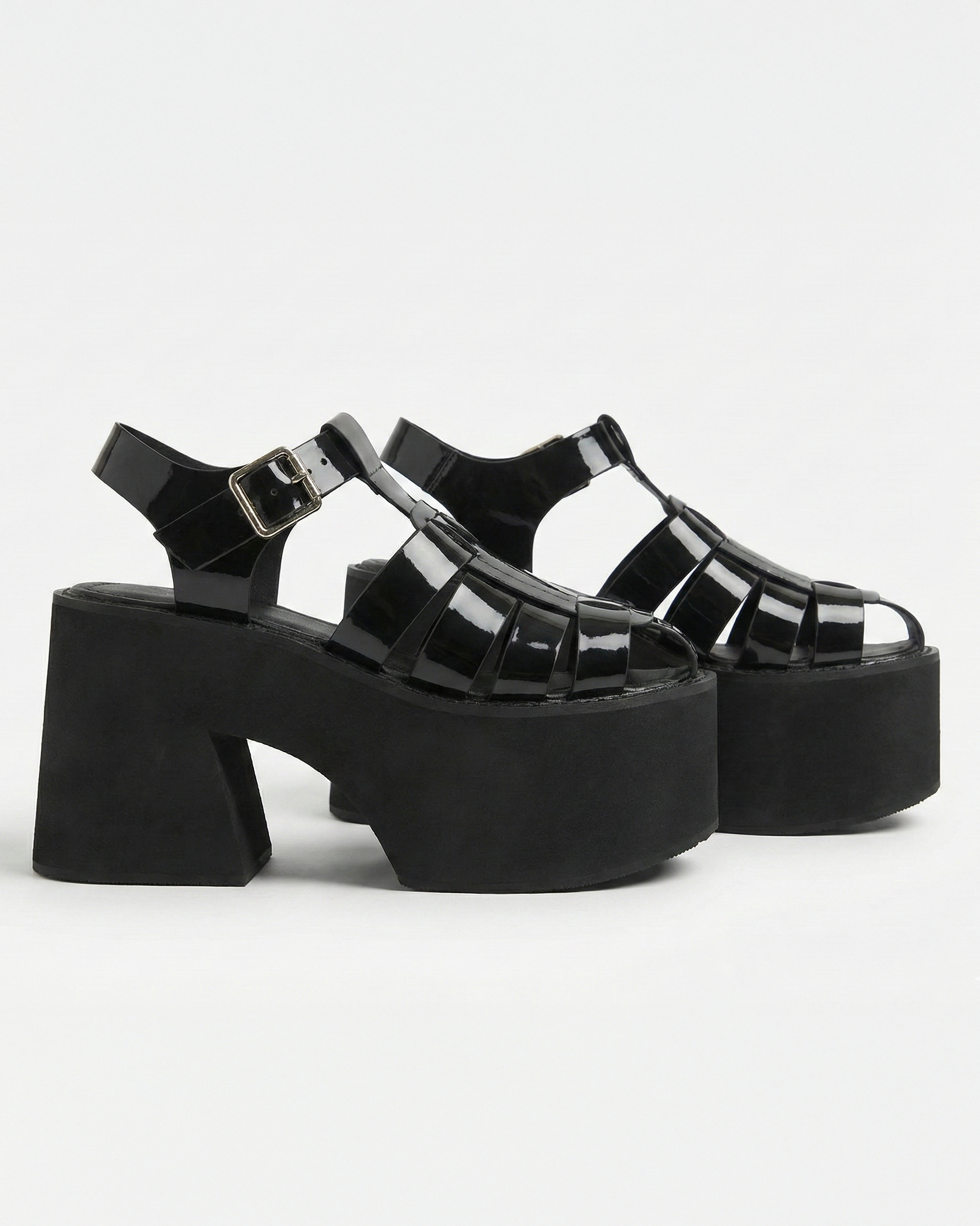 Club Kid Platforms – Black